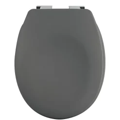 Abattant WC Spirella Neela en Duroplast coloris gris mat