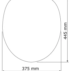 Abattant WC Sérénité - Abaissement automatique - Duroplastique