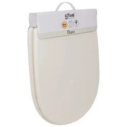 Abattant WC standard coloris ivoire, 5Five Duo