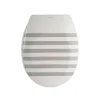 Abattant wc Thermo Dur SEAUVILLE Gris Blanc Charnières PS MSV