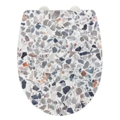 Abattant WC thermoplast design Terrazzo