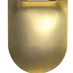 Abattant wood slim déclipsable - Effet métal précieux (48x36.5 cm - Doré)