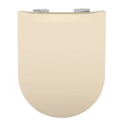 Abattant wood slim déclipsable uni (36.5x48 cm - Beige)