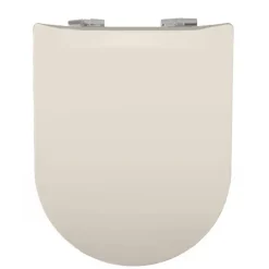 Abattant wood slim déclipsable uni (36.5x48 cm - Crème)