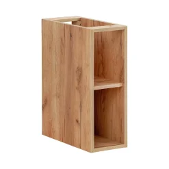 Accessoire mural NALYA 57 cm Chene clair Complément suspendu pour meuble vasque