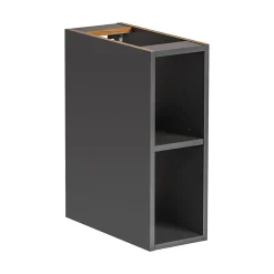 Accessoire pour meuble sous vasque TAMO 20 cm Coloris gris anthracite Meuble suspendu