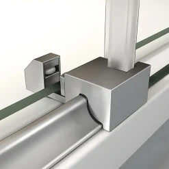 Aica Porte De Douche Coulissante 130x195cm En 8mm Verre Anticalcaire