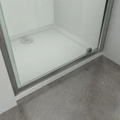 Aica Porte De Douche 80x185 Cm Porte Pivotante Installation En Niche Verre Securit