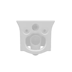 AICA Sans Bride WC Suspendu 52,5x36x36cm Avec Abattant Ultra Fin Soft-Close