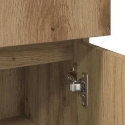 Armoire de bain chêne artisanal 30x30x95 cm bois d'ingénierie vidaXL