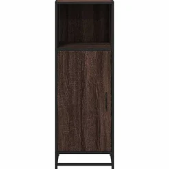 Armoire de bain chêne marron 35x37,5x100 cm bois d'ingénierie vidaXL