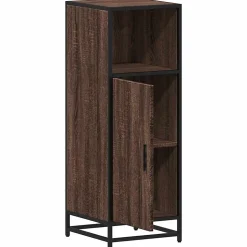 Armoire de bain chêne marron 35x37,5x100 cm bois d'ingénierie vidaXL