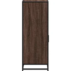 Armoire de bain chêne marron 35x37,5x100 cm bois d'ingénierie vidaXL
