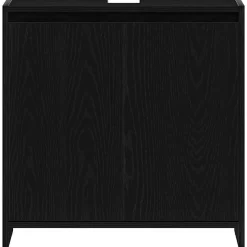 Armoire de bain chêne noir 60x33x60 cm bois d'ingénierie vidaXL