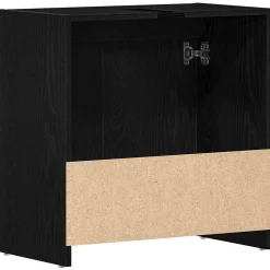 Armoire de bain chêne noir 60x33x60 cm bois d'ingénierie vidaXL