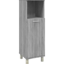 Armoire de bain Sonoma gris 30x30x95 cm Bois d'ingénierie vidaXL
