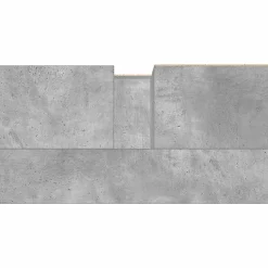 Armoire de lavabo de salle de bain gris béton 65x33x60 cm vidaXL