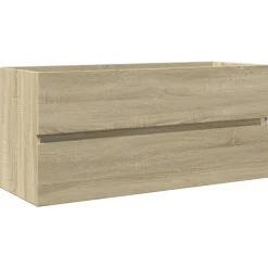 Armoire de lavabo de salle de bain chêne sonoma 100x38,5x45 cm