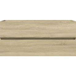 Armoire de lavabo de salle de bain chêne sonoma 100x38,5x45 cm