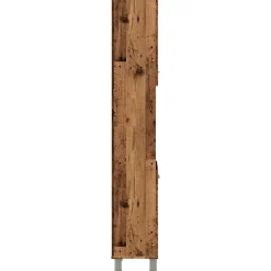 Armoire de salle de bain vieux bois 30x30x179cm bois ingénierie vidaXL