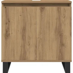 Armoire de salle de bain chêne artisanal 58x33x60 cm vidaXL