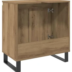 Armoire de salle de bain chêne artisanal 58x33x60 cm vidaXL