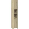 Armoire de salle de bain Chêne sonoma 30x30x183,5 cm Aggloméré vidaXL