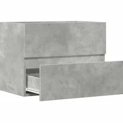 Armoire de salle de bain gris béton bois d'ingénierie vidaXL