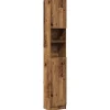 Armoire de salle de bain vieux bois bois d'ingénierie vidaXL