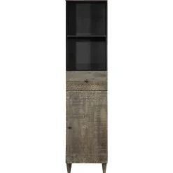 Armoire de salle de bain 38x33x160 cm bois massif de manguier vidaXL