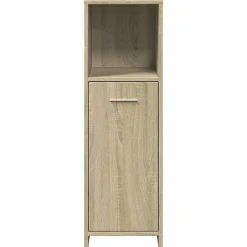 Armoire de salle de bain Chêne sonoma 30x30x95 cm Aggloméré vidaXL