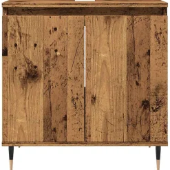 Armoire de salle de bain vieux bois 58x33x60 cm bois ingénierie vidaXL