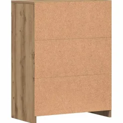 Armoire de salle de bain chêne artisanal 60x33x80 cm vidaXL
