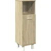 Armoire de salle de bain chêne sonoma 30,5x30x95 cm vidaXL