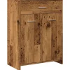 Armoire de salle de bain vieux bois 60x33x80 cm bois ingénierie vidaXL
