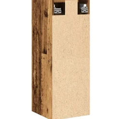 Armoire de salle de bain suspendue vieux bois bois d'ingénierie vidaXL