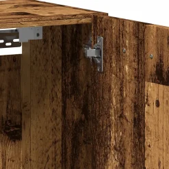 Armoire de salle de bain suspendue vieux bois bois d'ingénierie vidaXL