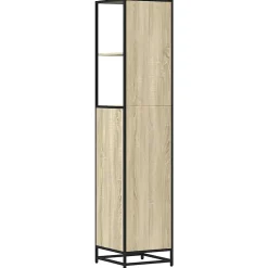 Armoire de salle de bain chêne sonoma 35x37,5x166 cm vidaXL