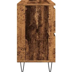 Armoire de salle de bain vieux bois 80x33x60 cm bois ingénierie vidaXL