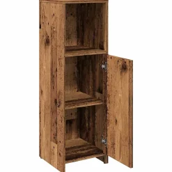 Armoire de salle de bain vieux bois 30x30x95 cm bois ingénierie vidaXL