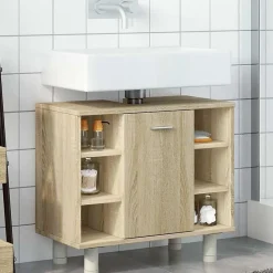 Armoire de salle de bain Chêne sonoma 60x32x53,5 cm Aggloméré vidaXL