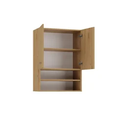 Armoire de salle de bain pour machine à laver, 30 x 64 x 90 cm, chêne artisanal