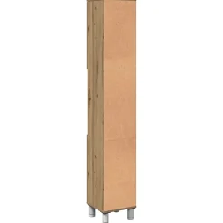 Armoire de salle de bain chêne artisanal 30x30x179 cm vidaXL