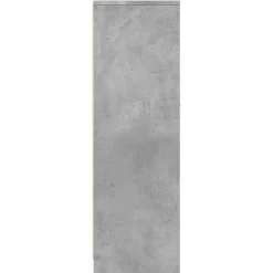 Armoire de salle de bain Gris béton 30x30x95 cm Aggloméré vidaXL