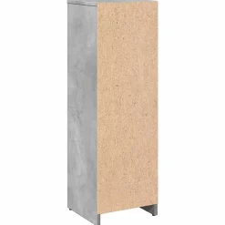 Armoire de salle de bain Gris béton 30x30x95 cm Aggloméré vidaXL
