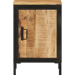 Armoire de salle de bain 40x30x60cm bois massif manguier et fer vidaXL