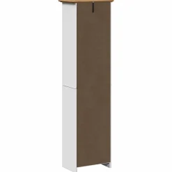 Armoire de salle de bain BODO blanc et marron 44x30x160 cm vidaXL