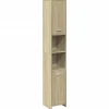 Armoire de salle de bain Chêne sonoma 30x30x183,5 cm Aggloméré vidaXL
