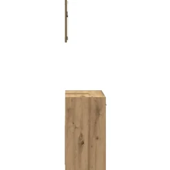 Armoire de salle de bain avec miroir chêne artisanal vidaXL