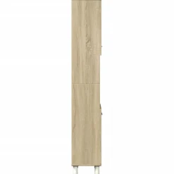 Armoire de salle de bain chêne sonoma 30,5x30x179 cm vidaXL
